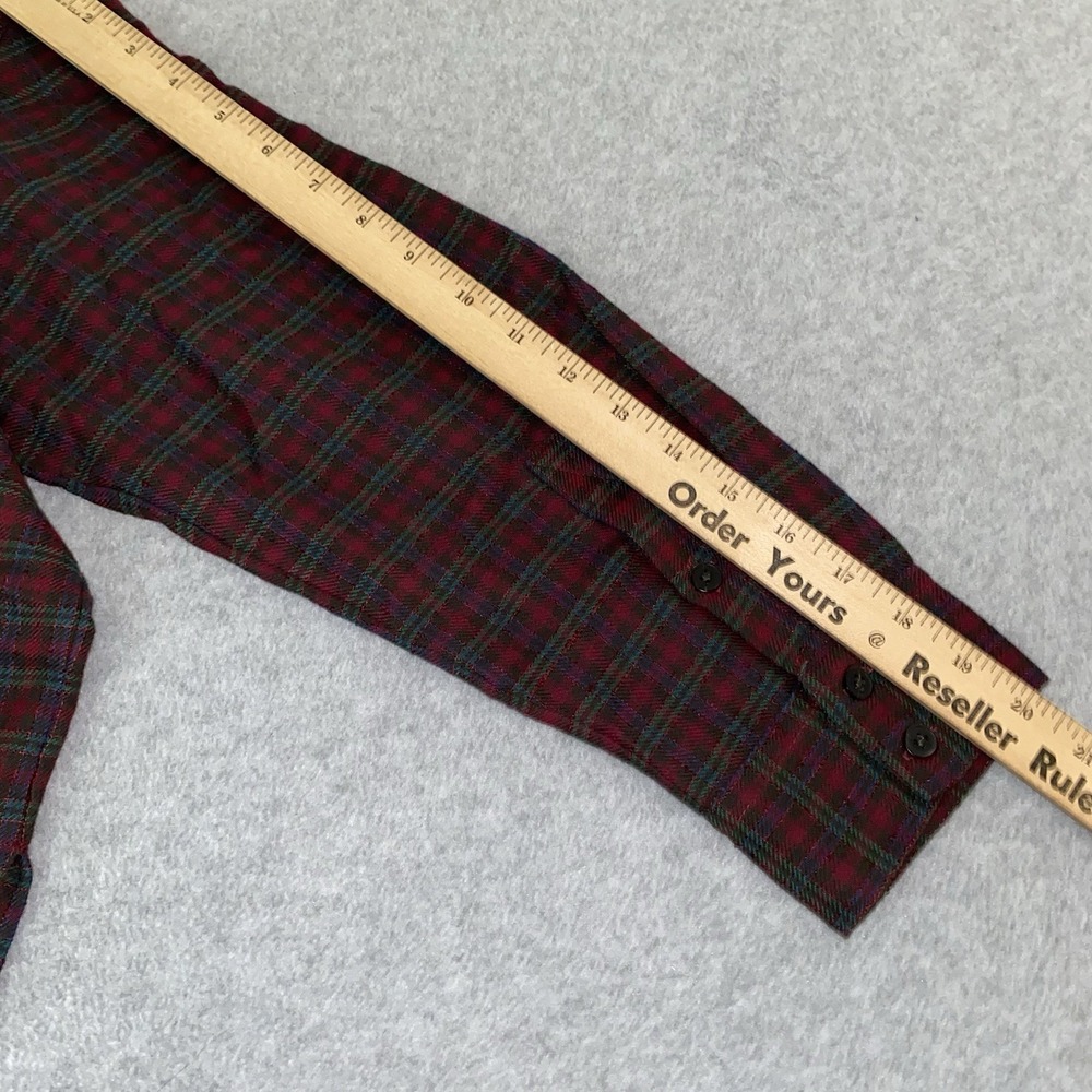 Madewell Women's Size L Flannel Westlake Shirt in Stoppard Plaid Long Sleeve Top - Picture 11 of 12